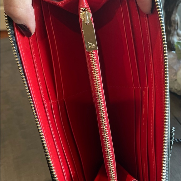 🖤❤️ EUC Christian Louboutin Panettone Wallet ❤️🖤 - Picture 9 of 10